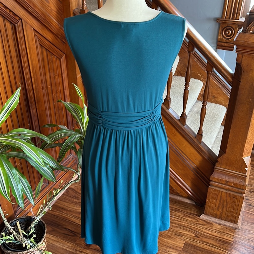 Sundance Teal Dress Sz 6 - Picture 3 of 6